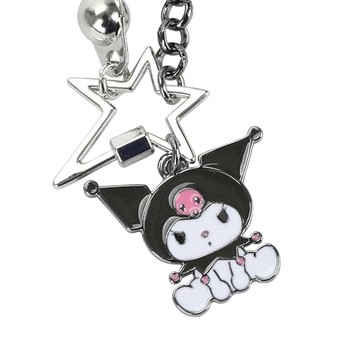 Bioworld Kuromi Star Necklace With Two Chain Options2