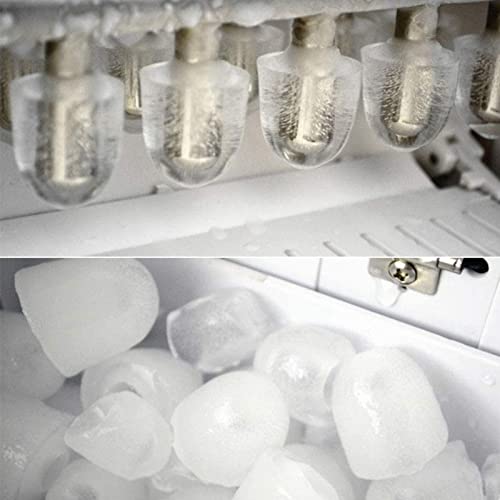 Máquina automática fabricadora de hielo portátil para mostrador, eléctrica, para uso doméstico, bares y cafeterías miniatura 3