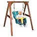 Produktbild Beauty.Scouts Babyschaukel Arian mit Sitz aus Hemlock-Holz in braun 103x120x134cm Schaukel-Gestell Einzelschaukel Kinderspiel Spiel robust langlebig robust modern