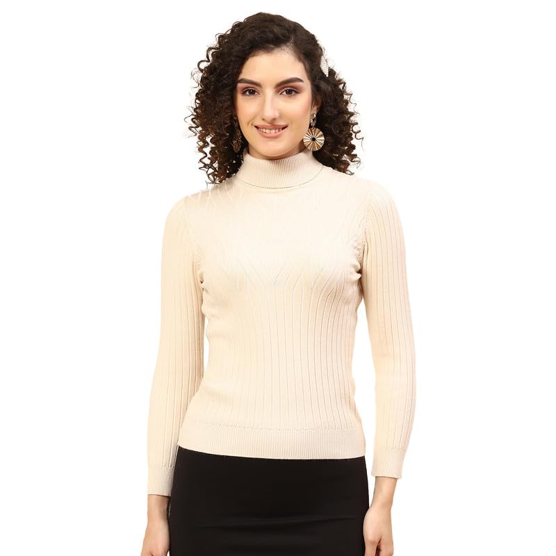 monte carlo Self Design Womens High Neck Top-picture-28
