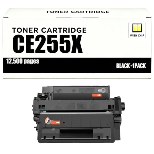 Image of CE255X 55X Compatible For HP Black Toner Cartridge with Chip