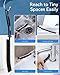 Electric Spin Scrubber: Cordless Power Spin Scrubber with Long Handle and Dual Speeds for Cleaning Bathroom Tub Tile Floor Include Cleaning Brush