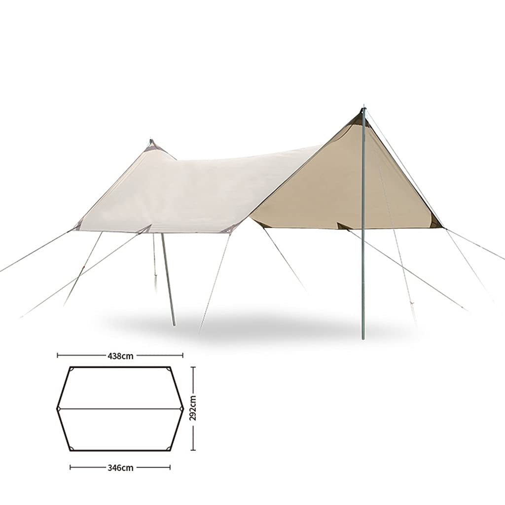 Brote de tierra camping y toldo rain fly tarpaulin para senderismo 8