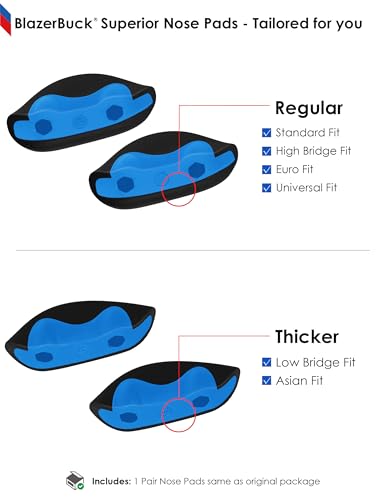 Image of BLAZERBUCK Replacement Nose Pads for Oakley Straight Jacket 2007 Sunglass