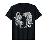Thailändisches Tattoo Twin Tiger Sak Yant Muay Thai Thailand T-Shirt