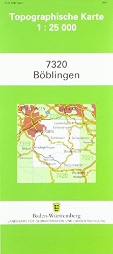 Böblingen 1 : 25 000: Mit UTM-Koordinaten bezogen auf d. WGS84/ETRS89