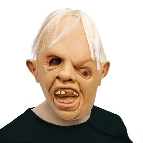 JIUHEBT Sloth Latex Mask Deluxe Goonies Halloween Fancy Dress Costume 1980s 80s