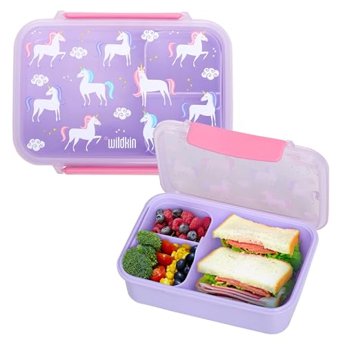 Image of Wildkin Reusable Food Container for Kids - Airtight, Leak Resistant, Dishwasher Safe - Unicorn