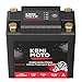 KEMIMOTO Lithium Motorcycle Battery YTX15L-BS/YTX14AH-BS LiFePO4 Lithium Battery 12v 7Ah, Pre-Charged Powersports Battery, with 4 Universal-Fit EVA Spacers, Compatible with Motorcycle ATV Jet Ski
