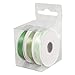 Produktbild Rayher 5166511 Satinbänder, 3mm, 3 Rollen à 6 m, Box 18m, h.grün