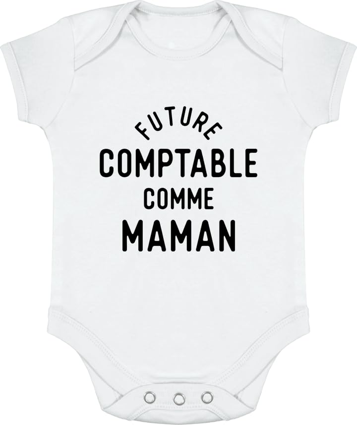 Body bébé Future Comptable comme Maman le cadeau de naissance rigolo