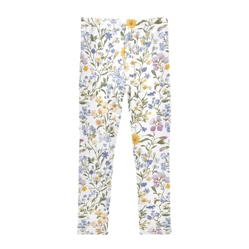 Girls' Leggings Vintage Wildflowers Kids Yoga Tights Pants 1 Pack 208610052