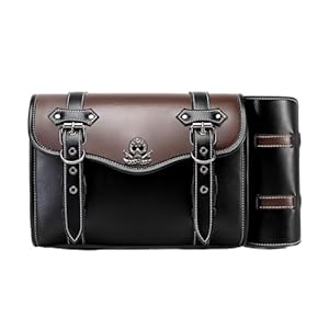 GAOINTELL Motorrad Seitenbeutel Retro Styles