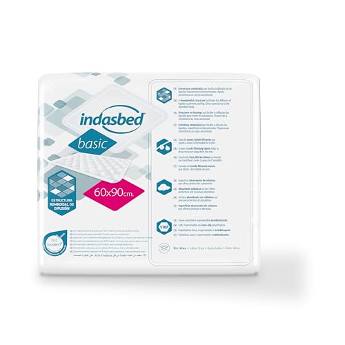 Miniatura 4 de Indasbed Basic Protector Cama, 60 X 90 Cm - Color Blanco, 20 Unidades Paquete De 1