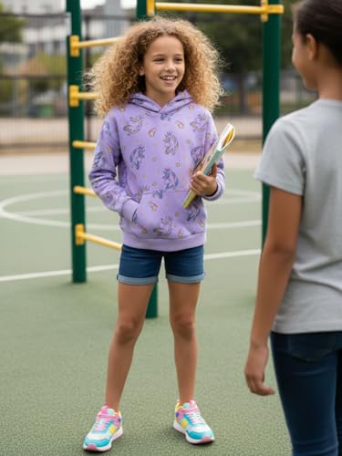 Image of WELAKEN Sweatshirts for Girls Toddler & Kids II Little Girl's Pullover Tops Sweaters & Hoodies