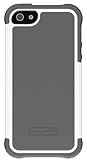 SG0926-M185 Screen Guard Case for Apple iPhone 5/5S - 1 Pack - Retail Packaging - Charcoal/White