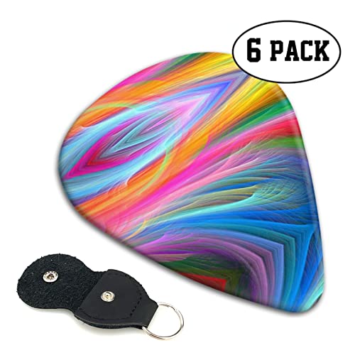 Rainbow Ocean Lot de 6 médiators pour guitare acoustique, guitare électrique, basse, ukulélé – fins, moyens et épais - Les Beatles, Paul McCartney, John Lennon, RIngo Starr, George Harrison Rainbow Ocean Lot de 6 médiators pour guitare acoustique, guitare électrique, basse, ukulélé - fins, moyens et épais – Image 3