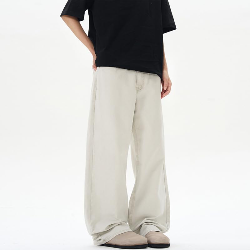 Men's Jeans Summer Cotton Straight Leg Breathable Denim Pants3