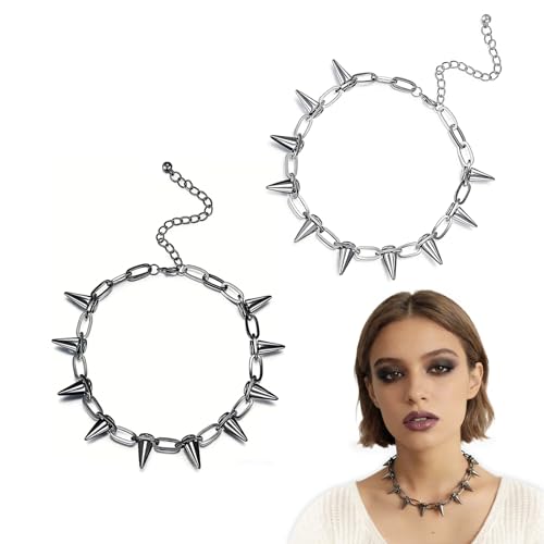 SET DA 2 COLORI: NERO E ARGENTO La confezione include 2 collari regolabili in due colori classici – uno nero opaco e uno argento metallico – per abbinarsi a diversi outfit ed eventi.