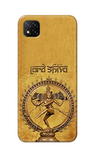 Image of PRINTFIDAA Lord Shiva As Nataraj Printed Designer Hard Case for Redmi 9C Back Cover -(e) RPM1004