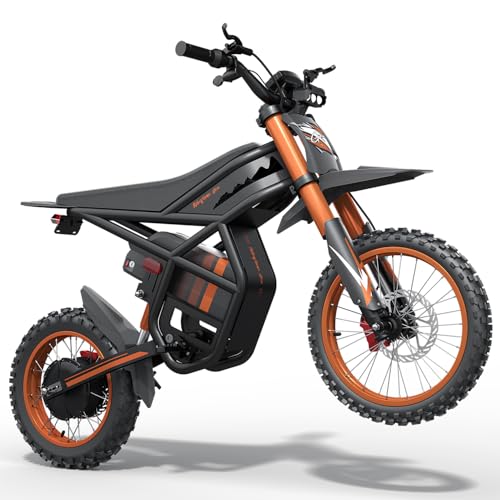 Riding'times GT54 Electric Dirt Bike for Teens Adults 40MPH, 27AH Electric Motorcycle with 14