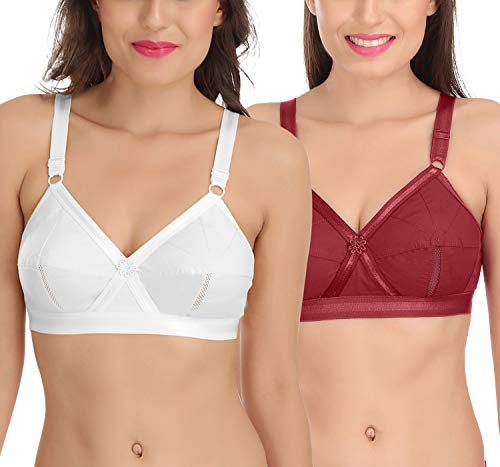 Image of SONA Perfecto Plus Size Cotton Bra for Woman Full Coverage Pack of 1