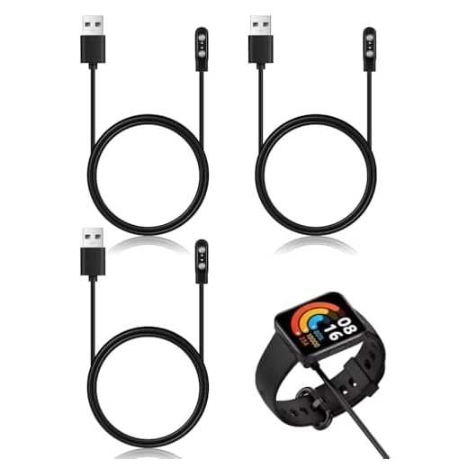 coalwop Pack de 3 Cargadores Universal para Smartwatch - Cable Magnético 2 Pines, 2.5 mm de Distancia entre Pines, 9 mm de Distancia Magnética, Carga Rápida y Segura