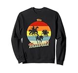 hilo hawaii retro tropicale palme vacanza felpa