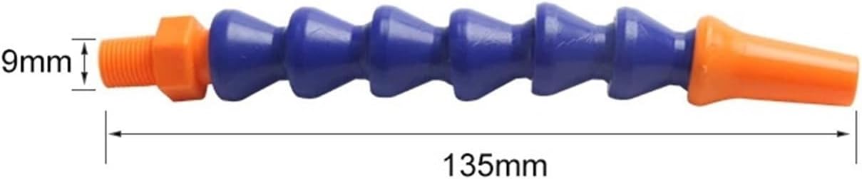 Spindle Cooling Ring Spindle Cooling Ring Adjustable Nozzel Tool Cooler Mist Coolant Spray 6 Water Pipes for CNC Engraving Milling Machine(135mm)