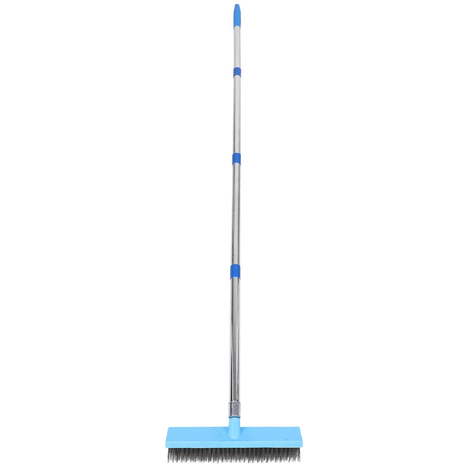 Brosse de Nettoyage Salle de Bain avec en Acier Inoxydable et Poils Durs, Brosse Lourde pour Carrelage et Joints, pour Murs et Sols Salle de Bain