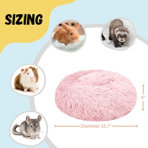 Bunny Bed Rabbit Hideout Large Soft & Comfortable Small Animal Bedding Cozy Bed Mat Warm Hideaway Cage Accessories for Guinea Pig - Image 3