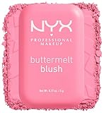 NYX Professional Makeup Buttermelt Blush, Rouge, Cremige Textur mit Shea Butter, Mandelbutter & Mangobutter, Einfach zu verblenden für einen frischen Look, Farbe: 02 Butta Together