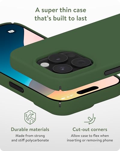 Coque iPhone 16 Pro Max MagSafe Mous Super Thin fine et magnétique verte - 3