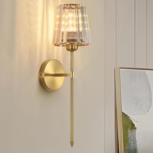 Image of NYRWANA Pack of 2 Rechargeable Modern LED Wall Lamp with Remote Control, 3 Color Temperature, Dimmable Brightness, Timer Function, Wireless Wall Light for Bedroom, Living Room, Bedside Decor (Glass)