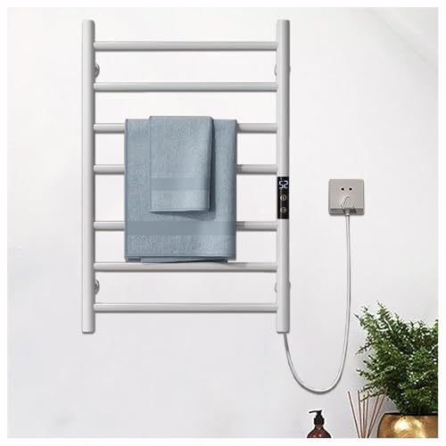 Toallero eléctrico con control de temperatura constante para evitar textiles fríos en el baño