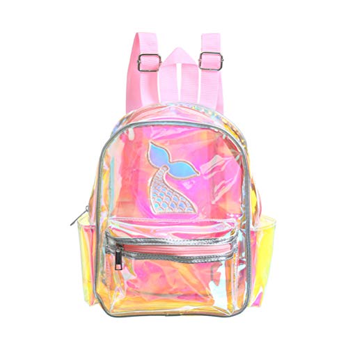Mochilas holográficas de verano Bolsa transparente Bolso de hombro a prueba de agua