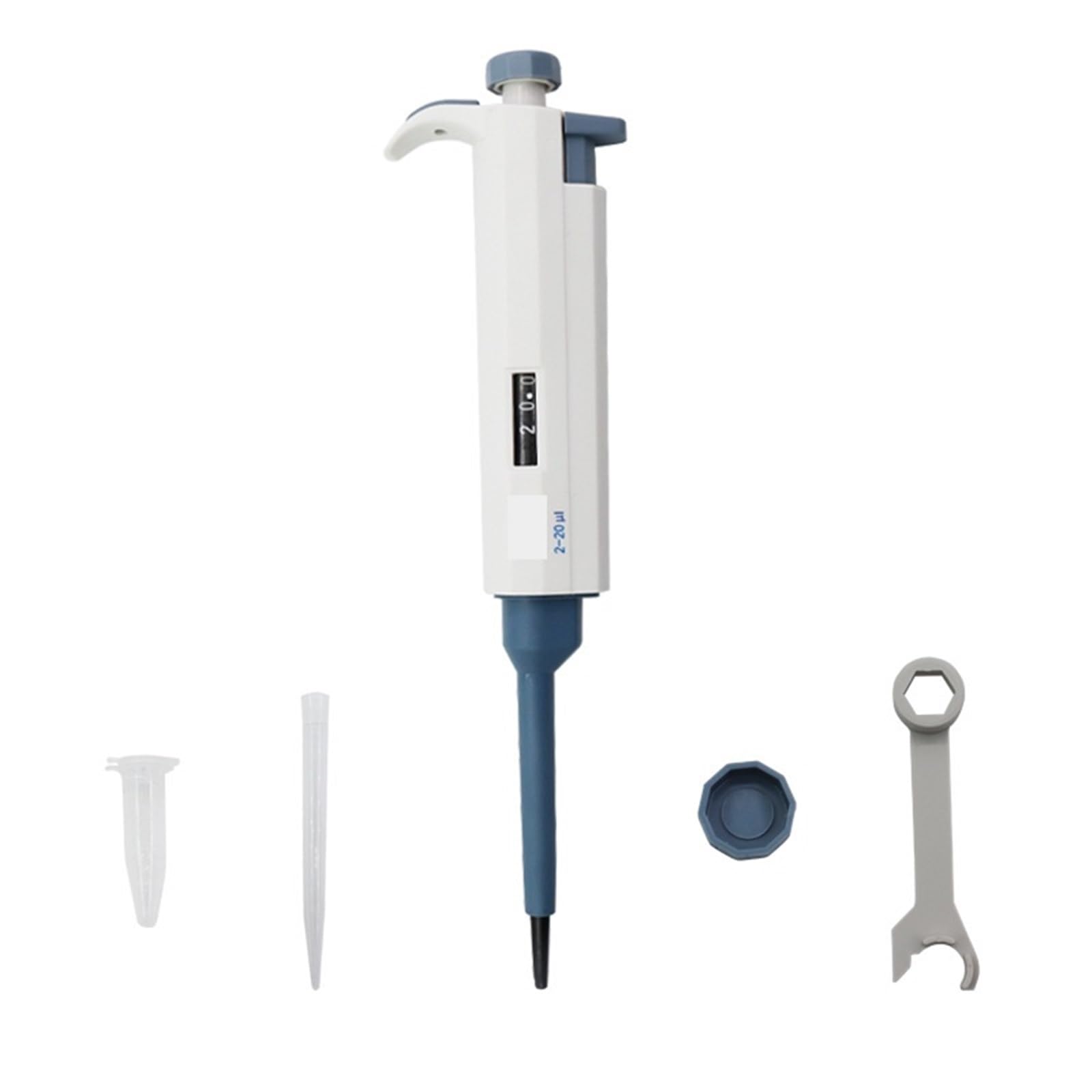 Pipette 5 Stück Laborpipette 0,1–10 Ml Einkanal-manuell Einstellbare Digitale Mikropipetten-Ausrüstung für Labor(10-100ul)