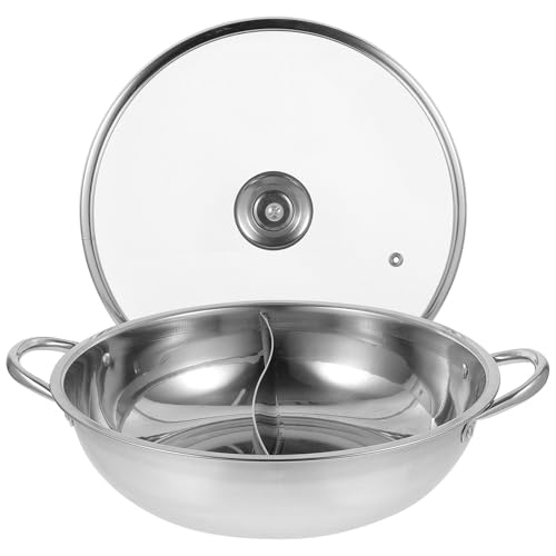 Pot divisé double compartiments pour éviter les mélanges de bouillons - 2