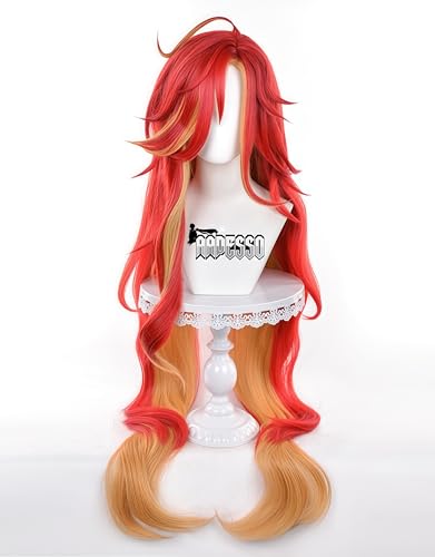 Image of Mavuika wig Suitable for Mavuika costume Synthetic hair with wig cap