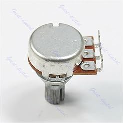 Potentiomètre cannelé A500K pour guitare électrique, basse – Ampli tonalité – Volume de tonalité – 15 mm - Les Beatles, Paul McCartney, John Lennon, RIngo Starr, George Harrison Potentiomètre cannelé A500K pour guitare électrique, basse - Ampli tonalité - Volume de tonalité - 15 mm – Image 3