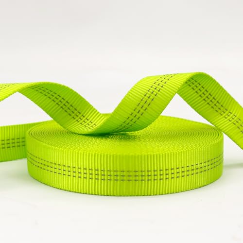 Image of NewDoar CE UIAA Certified 1 Inch Nylon Webbing Strap /Tubular Climbing Webbing - Heavy Duty Strap for Rescue, Climbing, Harnesses, Rock Work, & Firefighting