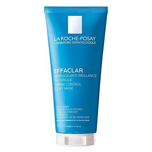 La Roche-Posay Effaclar Clarifying Clay Face Mask for Oily Skin, Unclogs Pores and Controls Shine Without Over-Drying, Packaging May Vary