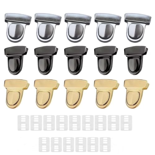 Lxing 15 Piezas Cierres para Bolsos, Cierres para Bolsos de Crochet, Cierres para Bolsos de Metal