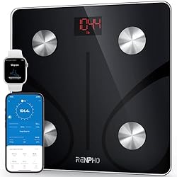RENPHO Smart Scale for Body Weight, FSA HSA Eligible, Digital Bathroom Scale BMI Weighing Bluetooth Body Fat S