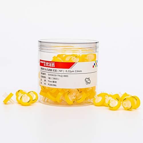 Image of Syringe Filter,Nylon Membrane Syringe lab Filters 13mm Diameter 0.22μm Pore Size Box of 100
