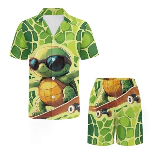 Men Pajama Set Cotton Sleepwear Short Sleeve Button Down Pajamas Loungewear 2 Piece Pj Sets4