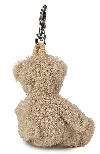 Schlüsselanhänger Plüsch Teddy Luca, Beige, Größe ca. 12 cm