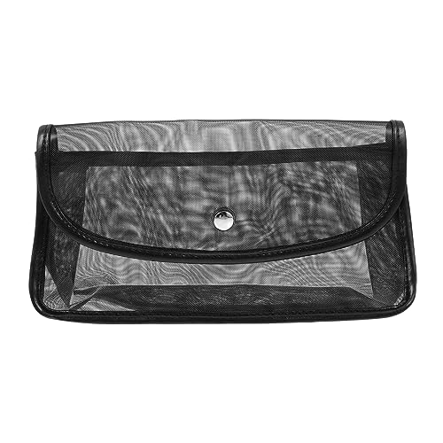 Neceser de malla portátil ideal para organizar tus cosméticos y productos de viaje