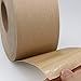 RONGDA Packing Tape 2.83inch x 450 Feet Reinforced Water Activated Gummed Tape Kraft Paper Tape750(mm) 150Yard for Heavy Duty Shipping Writable Strong Adhesive Brown Carton Box for Moving and Storage