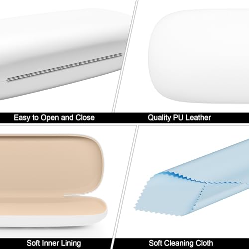 Image of Eyeglasses Case, Hard Shell Protective Case for Glasses, Unisex for Women Men